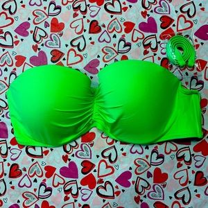 Neon Green Bikini Top
